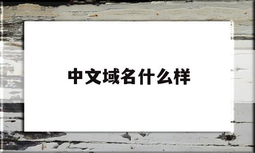 中文域名什么样(中文域名有什么用),中文域名什么样,信息,浏览器,跳转,第1张 中文域名什么样(中文域名有什么用),中文域名什么样(中文域名有什么用),中文域名什么样,信息,浏览器,跳转,第1张