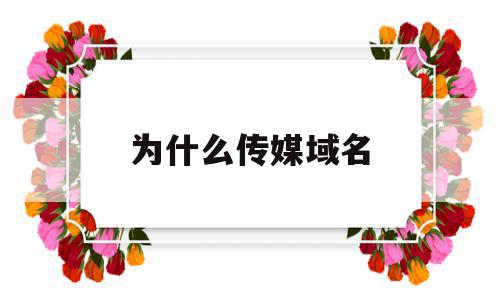 为什么传媒域名(为什么传媒域名不一样),为什么传媒域名(为什么传媒域名不一样),为什么传媒域名,信息,排名,投资,第1张