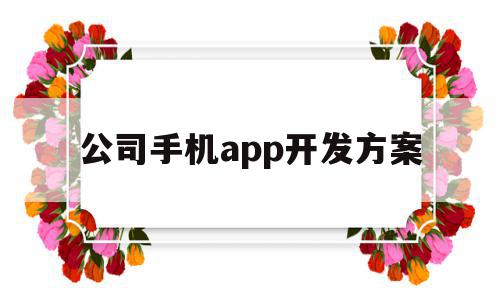公司手机app开发方案(手机软件开发公司如何选择),公司手机app开发方案(手机软件开发公司如何选择),公司手机app开发方案,视频,APP,科技,第1张
