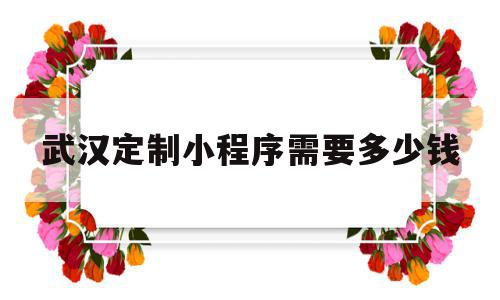 武汉定制小程序需要多少钱(武汉定制小程序需要多少钱一次),武汉定制小程序需要多少钱(武汉定制小程序需要多少钱一次),武汉定制小程序需要多少钱,文章,模板,微信,第1张