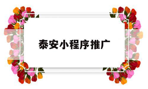 泰安小程序推广(小程序推广计划方案),泰安小程序推广(小程序推广计划方案),泰安小程序推广,模板,微信,营销,第1张