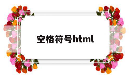 空格符号html(空格符号王者荣耀名字)