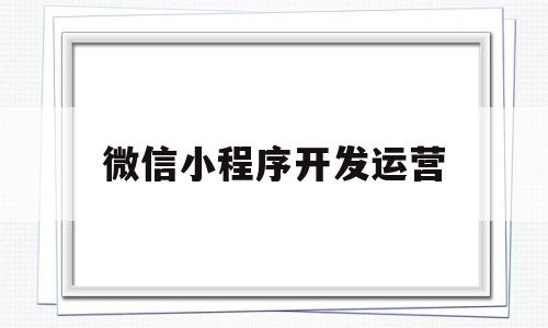 微信小程序开发运营(2微信小程序运营原则是什么?),微信小程序开发运营(2微信小程序运营原则是什么?),微信小程序开发运营,模板,微信,营销,第1张