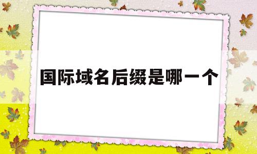 国际域名后缀是哪一个(国际域名后缀是哪一个字母),国际域名后缀是哪一个(国际域名后缀是哪一个字母),国际域名后缀是哪一个,百度,域名注册,注册域名,第1张