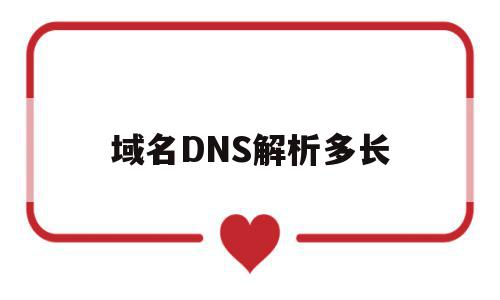 域名DNS解析多长(dns域名解析工作原理)