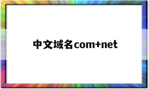 中文域名com+net(中文域名注册骗局的套路),中文域名com+net(中文域名注册骗局的套路),中文域名com+net,信息,视频,html,第1张