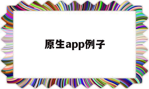 原生app例子(原生app怎么开发),原生app例子(原生app怎么开发),原生app例子,模板,微信,源码,第1张
