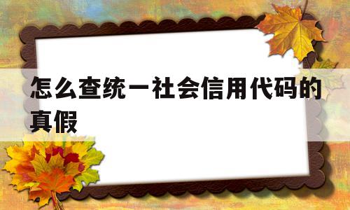 怎么查统一社会信用代码的真假(怎么查统一社会信用代码的真假鉴别),怎么查统一社会信用代码的真假,信息,百度,微信,第1张 怎么查统一社会信用代码的真假(怎么查统一社会信用代码的真假鉴别),怎么查统一社会信用代码的真假(怎么查统一社会信用代码的真假鉴别),怎么查统一社会信用代码的真假,信息,百度,微信,第1张