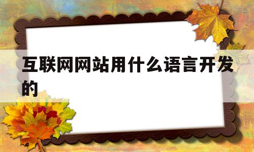 互联网网站用什么语言开发的(互联网网站用什么语言开发的好),互联网网站用什么语言开发的(互联网网站用什么语言开发的好),互联网网站用什么语言开发的,百度,模板,视频,第1张