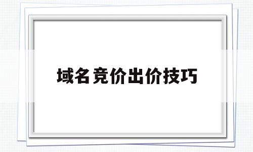 域名竞价出价技巧(百度竞价推广关键词出价技巧),域名竞价出价技巧(百度竞价推广关键词出价技巧),域名竞价出价技巧,百度,关键词,交易平台,第1张