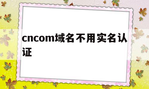 cncom域名不用实名认证(域名注册无需实名),cncom域名不用实名认证(域名注册无需实名),cncom域名不用实名认证,信息,微信,账号,第1张