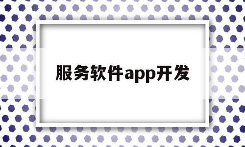 服务软件app开发(app服务器软件开发),服务软件app开发(app服务器软件开发),服务软件app开发,APP,科技,app,第1张