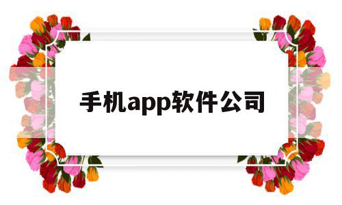 手机app软件公司(app公司是做什么的),手机app软件公司(app公司是做什么的),手机app软件公司,百度,APP,科技,第1张