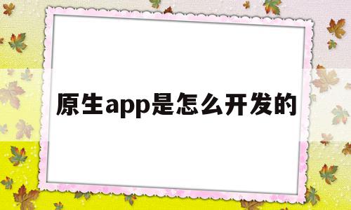 原生app是怎么开发的(原生app用什么语言开发),原生app是怎么开发的,模板,APP,免费,第1张 原生app是怎么开发的(原生app用什么语言开发),原生app是怎么开发的(原生app用什么语言开发),原生app是怎么开发的,模板,APP,免费,第1张