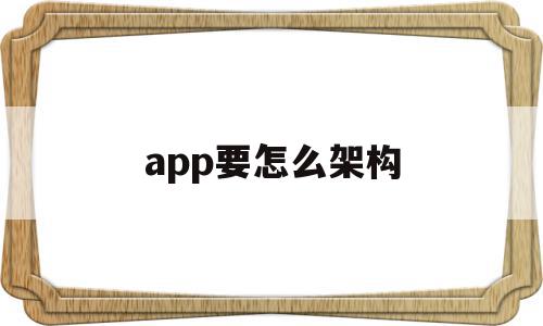 app要怎么架构(app的组织架构和业务流程),app要怎么架构,信息,模板,微信,第1张 app要怎么架构(app的组织架构和业务流程),app要怎么架构(app的组织架构和业务流程),app要怎么架构,信息,模板,微信,第1张
