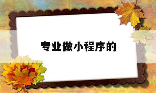专业做小程序的(专业做小程序的平台),专业做小程序的(专业做小程序的平台),专业做小程序的,模板,微信,html,第1张