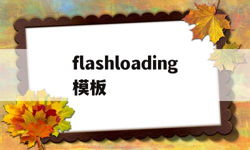 flashloading模板(flash loader demo)