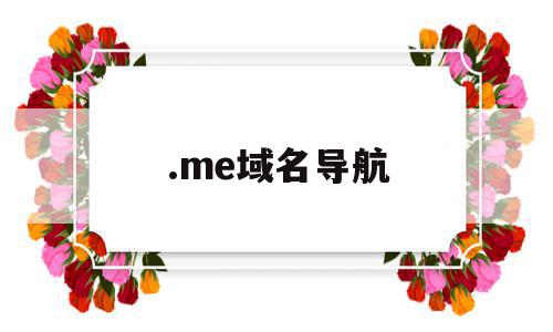 .me域名导航(导航域名是什么意思)