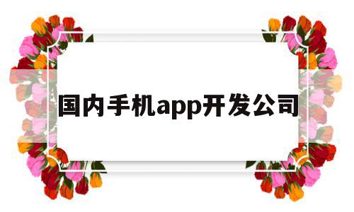 国内手机app开发公司(开发手机app的上市公司),国内手机app开发公司(开发手机app的上市公司),国内手机app开发公司,信息,APP,html,第1张