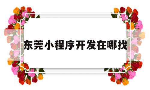 东莞小程序开发在哪找(东莞做微信小程序的公司),东莞小程序开发在哪找(东莞做微信小程序的公司),东莞小程序开发在哪找,信息,模板,百度,第1张