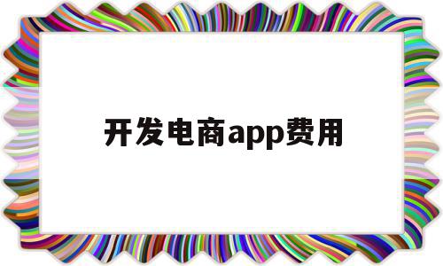 开发电商app费用(电商app开发成本核算)