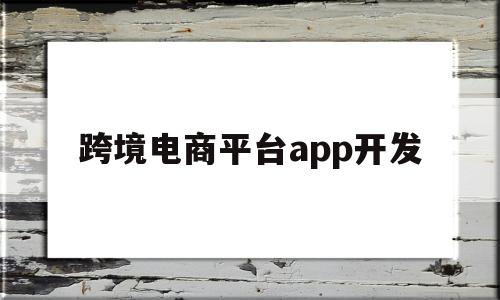 跨境电商平台app开发(跨境电商平台app开发流程),跨境电商平台app开发,信息,APP,app,第1张 跨境电商平台app开发(跨境电商平台app开发流程),跨境电商平台app开发(跨境电商平台app开发流程),跨境电商平台app开发,信息,APP,app,第1张
