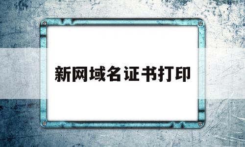 新网域名证书打印(域名证书有纸质版吗),新网域名证书打印(域名证书有纸质版吗),新网域名证书打印,账号,域名注册,注册机,第1张