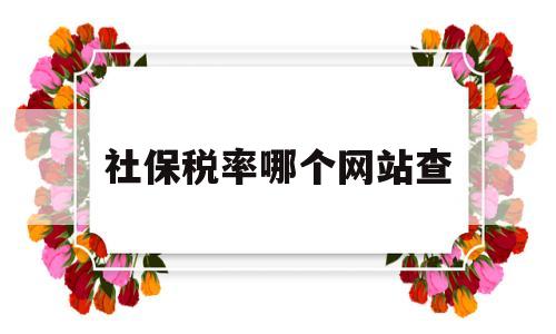 社保税率哪个网站查(社保税率表),社保税率哪个网站查(社保税率表),社保税率哪个网站查,信息,社区,支付宝,第1张