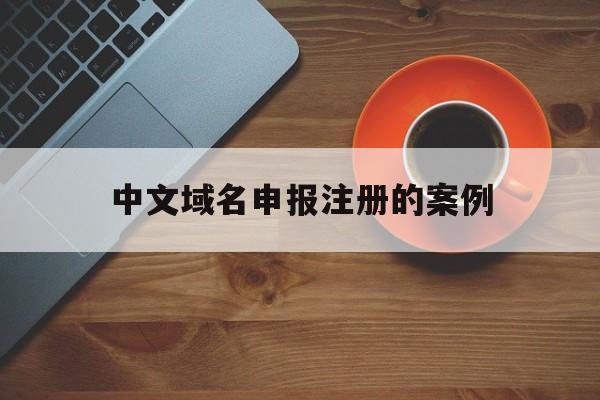 中文域名申报注册的案例(申请中文域名注册)