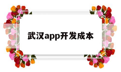 武汉app开发成本(app 开发成本),武汉app开发成本(app 开发成本),武汉app开发成本,第1张
