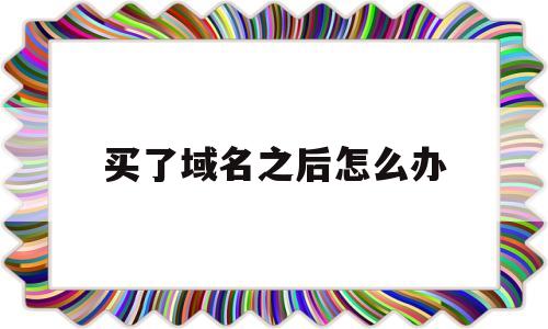 买了域名之后怎么办(买了域名之后怎么办理),买了域名之后怎么办(买了域名之后怎么办理),买了域名之后怎么办,第1张