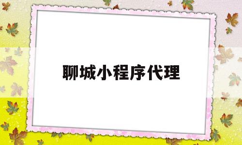 聊城小程序代理(小程序代理是做什么的),聊城小程序代理(小程序代理是做什么的),聊城小程序代理,微信,营销,APP,第1张