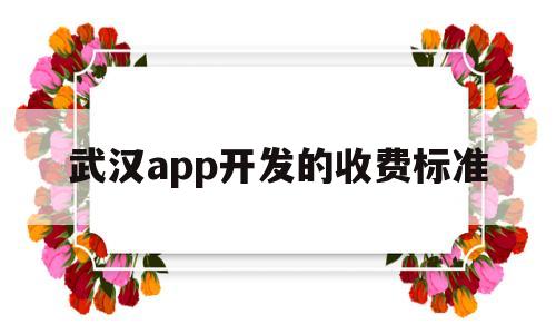 武汉app开发的收费标准(武汉app开发的收费标准是什么),武汉app开发的收费标准(武汉app开发的收费标准是什么),武汉app开发的收费标准,第1张