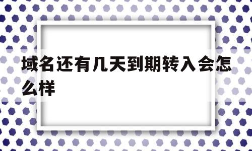 域名还有几天到期转入会怎么样(域名还有几天到期转入会怎么样呢),域名还有几天到期转入会怎么样(域名还有几天到期转入会怎么样呢),域名还有几天到期转入会怎么样,第1张